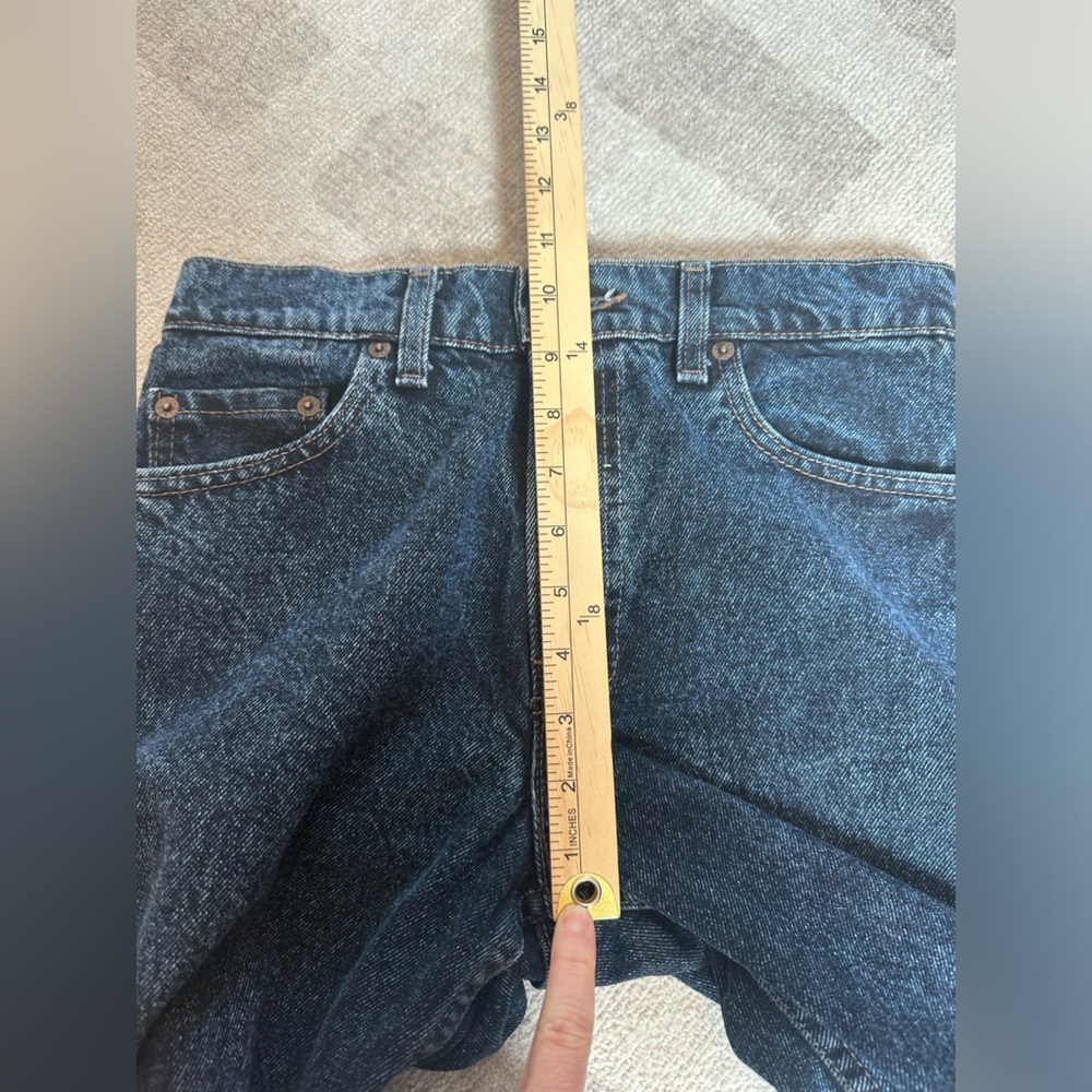 Vintage Levi’s 550 Dark Blue Denim Jeans USA Made (Size 29) - Picture 10 of 11